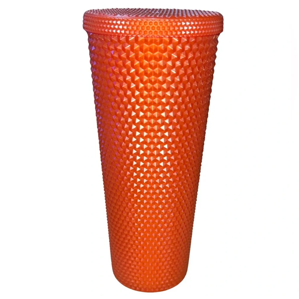 NWT Starbucks Pearlized Orange Studded Tumbler (No Straw) Venti 24oz Fall 2022